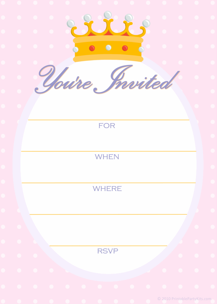 10 Best Images Of Printable Blank Party Invitations Free Blank 