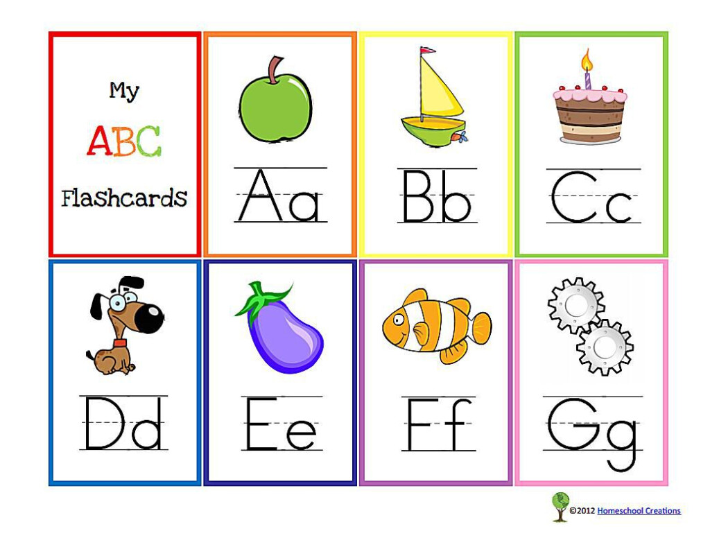 10 Sets Of Free Printable Alphabet Flashcards