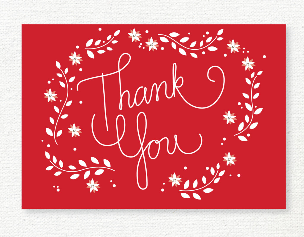 11 Free Printable Christmas Thank You Cards Christmas Printables 10 