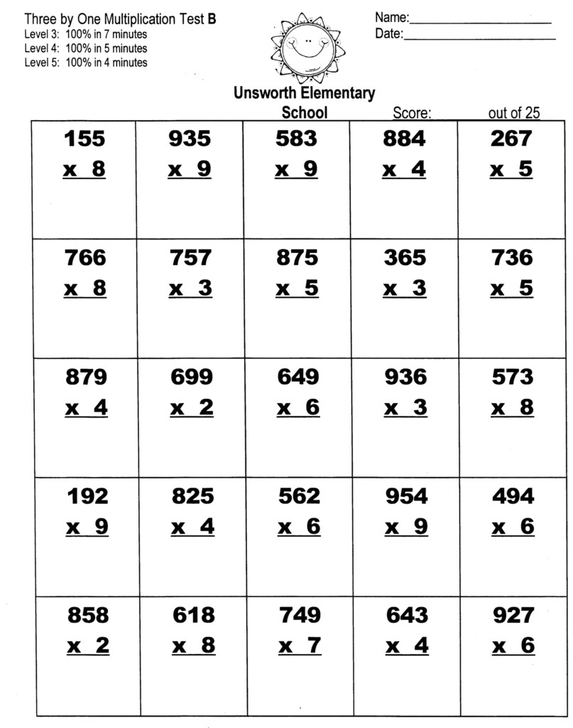 11 Three Digit Multiplication Worksheets Free PDF At Worksheeto