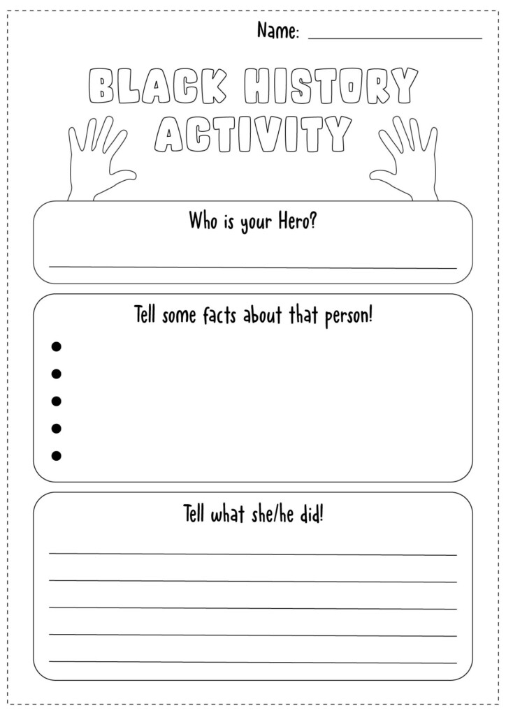 12 Black History Worksheets For Kindergarten Free PDF At Worksheeto