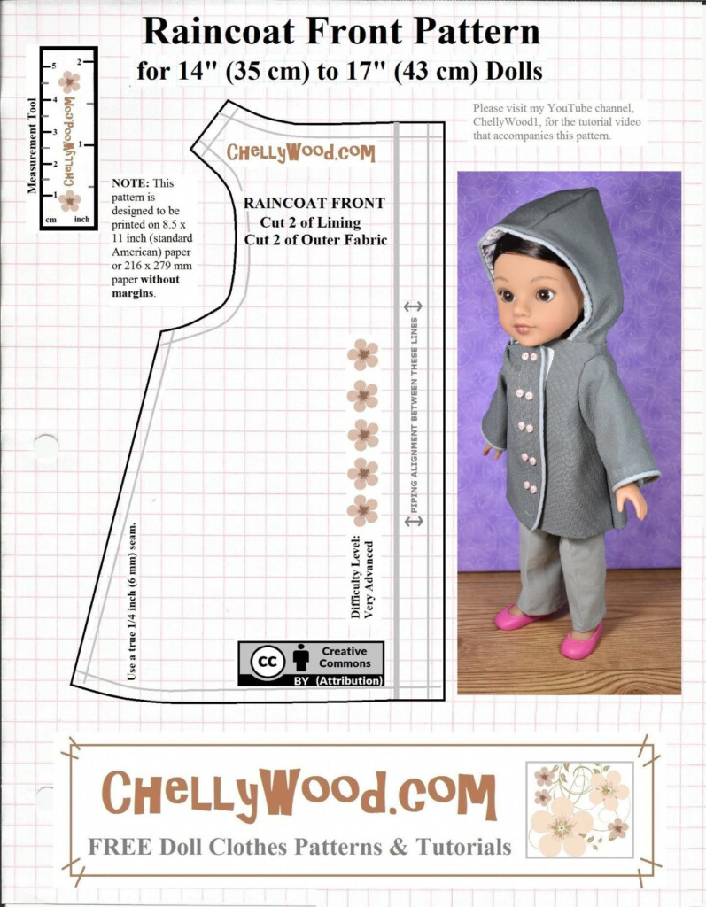 12 Inch Free Printable 12 Inch Doll Clothes Patterns Printable Word 