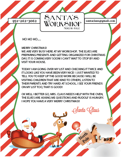 15 Free Printable Letters From Santa Templates Spaceships And Laser Beams