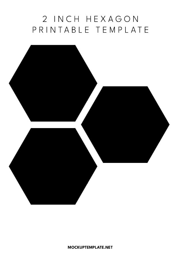 16 Best Free Printable Hexagon Templates PDF 