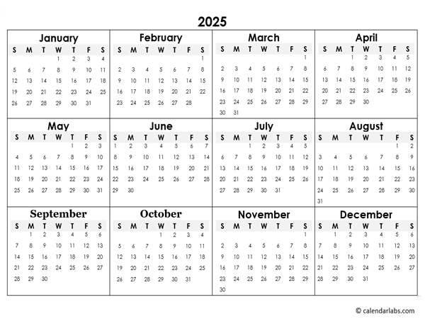 2025 Calendar Printable Pdf Sara Alice L 