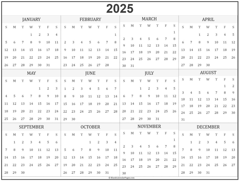 2025 Calendar Year Free Printable Rosalba Fortin