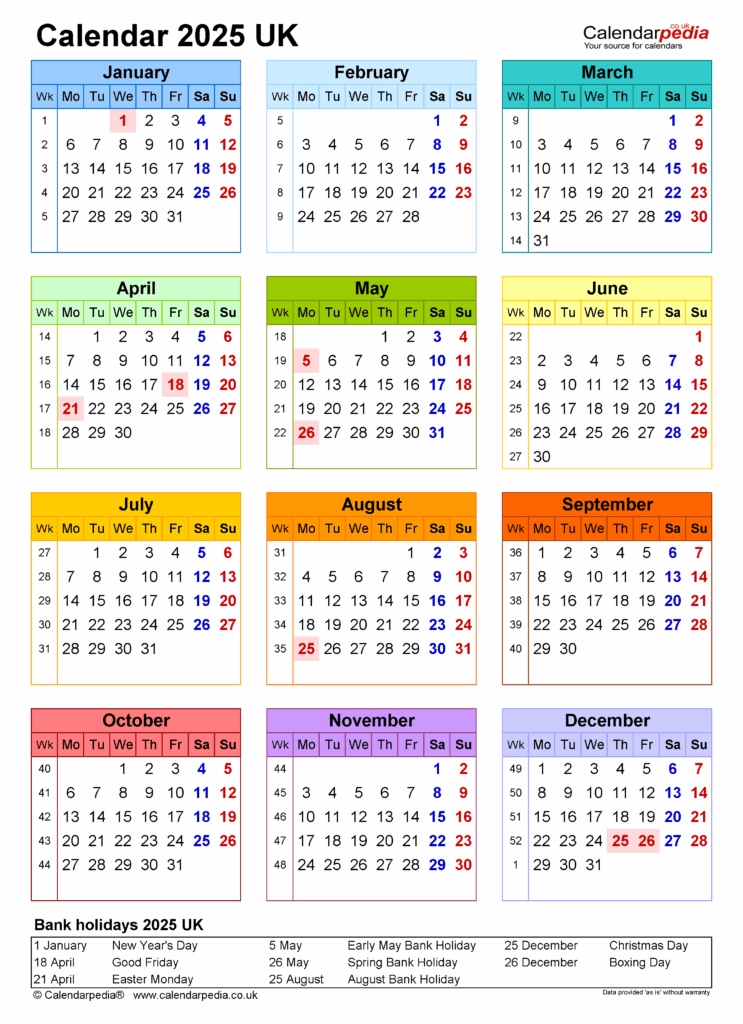 2025 Yearly Calendar Printable Printable Elyse R Rau