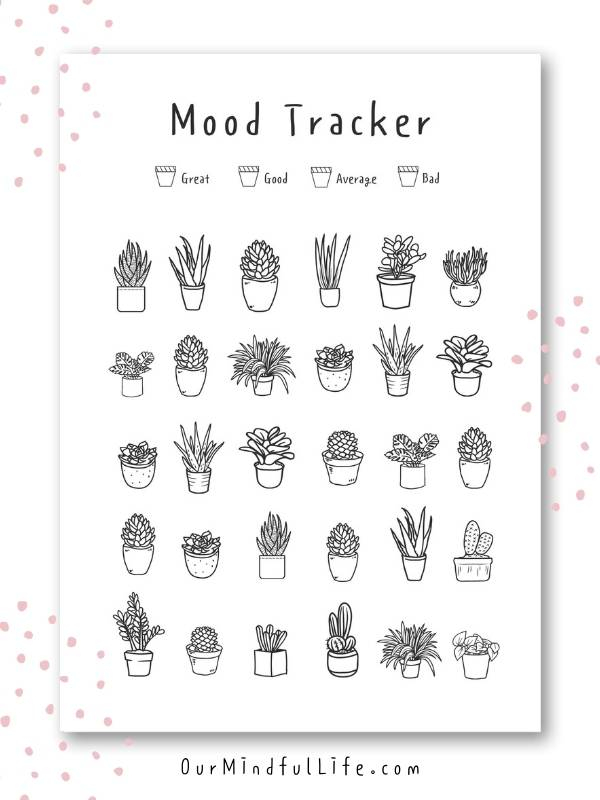27 Free And Beautiful Mood Tracker Printables Our Mindful Life