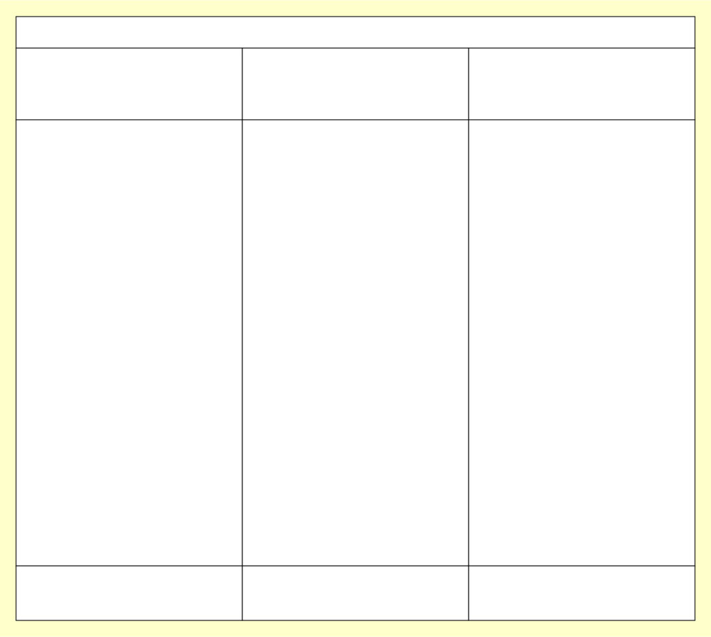 3 Column Chart Templates 10 Free PDF Printables Printablee