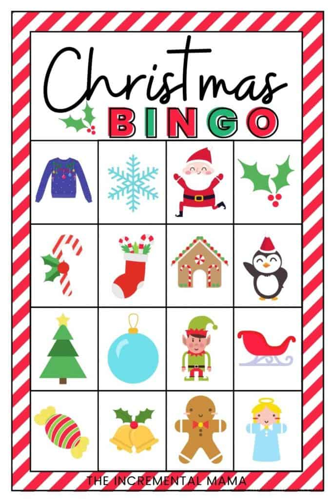 32 Christmas Printable Bingo Cards Includes Calling Card And Chips 
