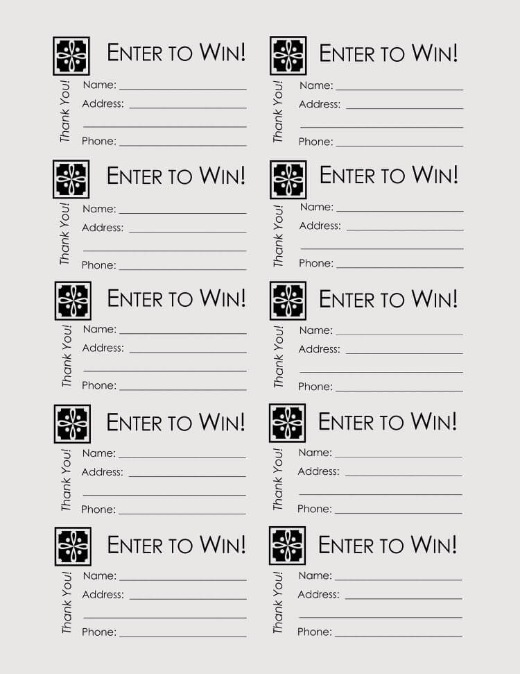 45 Free Raffle Ticket Templates Make Your Own Tickets