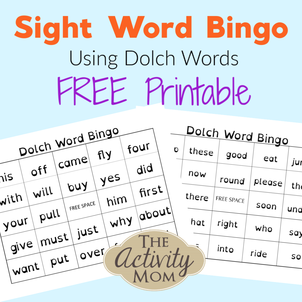 4th Grade Sight Words Sight Word Bingo Sight Word Practice Sight 