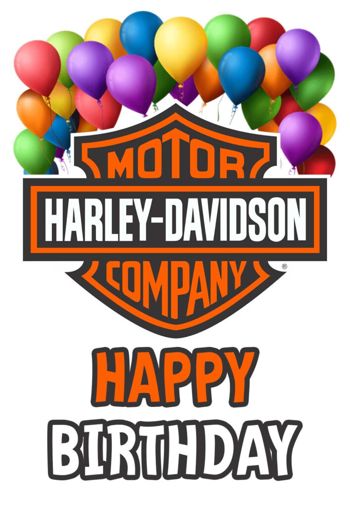6 Harley Davidson Printable Birthday Cards free PRINTBIRTHDAY CARDS