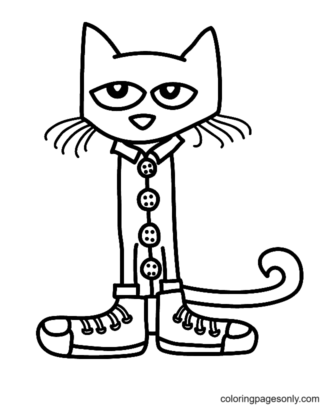 60 Pete The Cat Coloring Pages ColoringPagesOnly