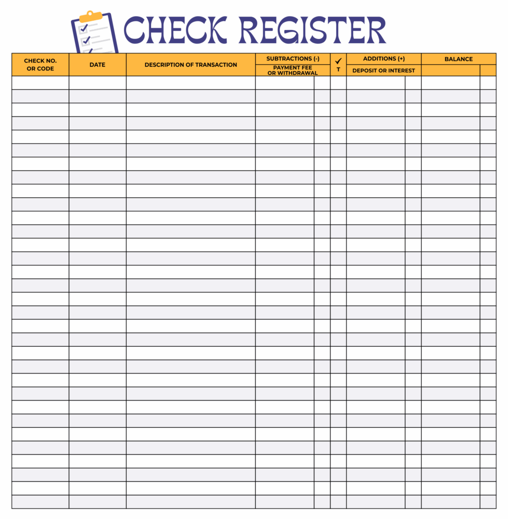 7 Best Images Of Free Large Printable Check Register Large Print 