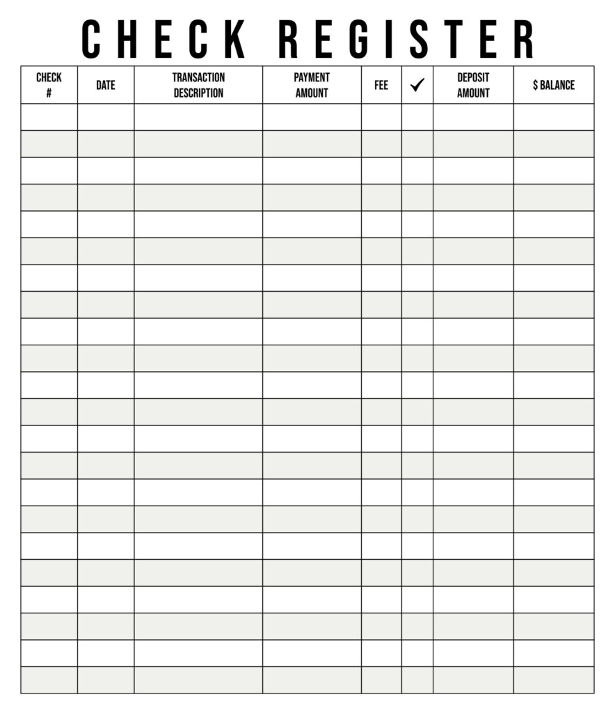 7 Best Images Of Free Large Printable Check Register Large Print 