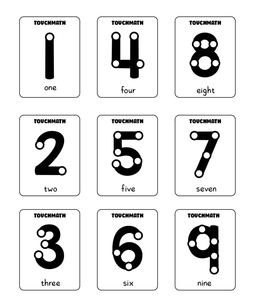 7 Best Touchpoint Math Numbers Printable Cards PDF For Free At 