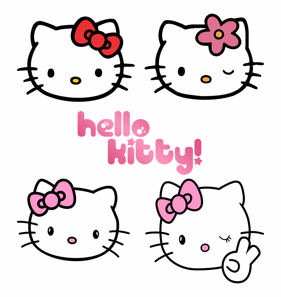 8 Best Images Of Printable Hello Kitty Face Hello Kitty Face Coloring 