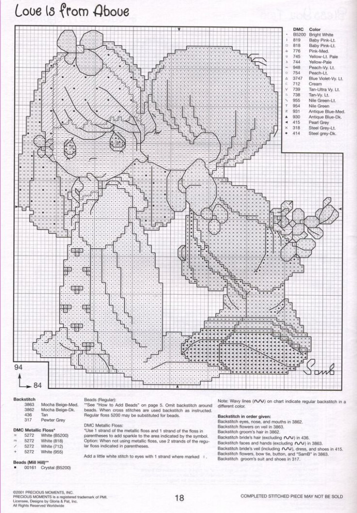 819 Best X Stitch Precious Moments Images On Pinterest Punto Croce 