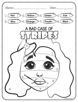 A Bad Case Of STRIPES Act By Cheeky Cherubs Teachers Pay Teachers