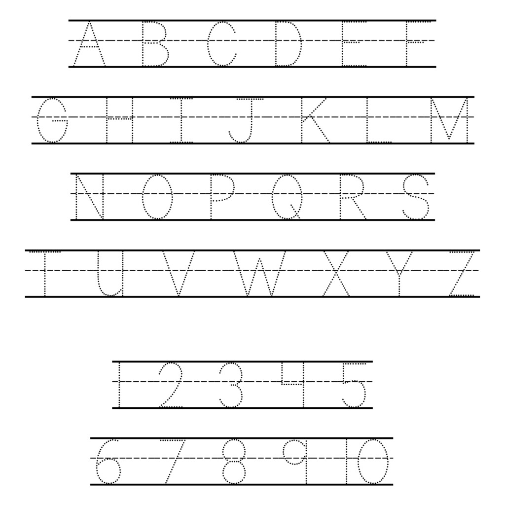 Abc Tracing Worksheets Printable
