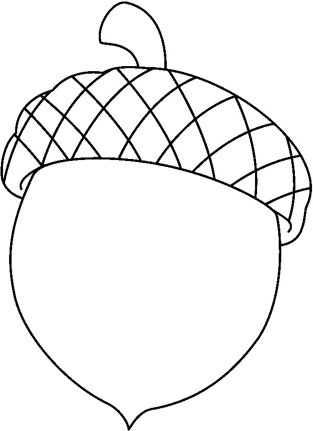 Acorn Coloring Pages To Download And Print For Free