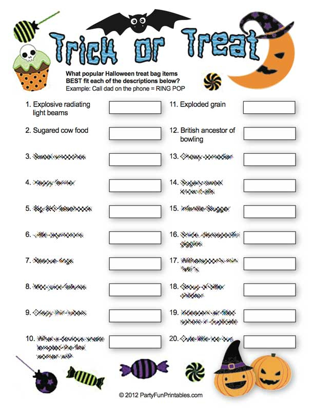 Adult Halloween Games