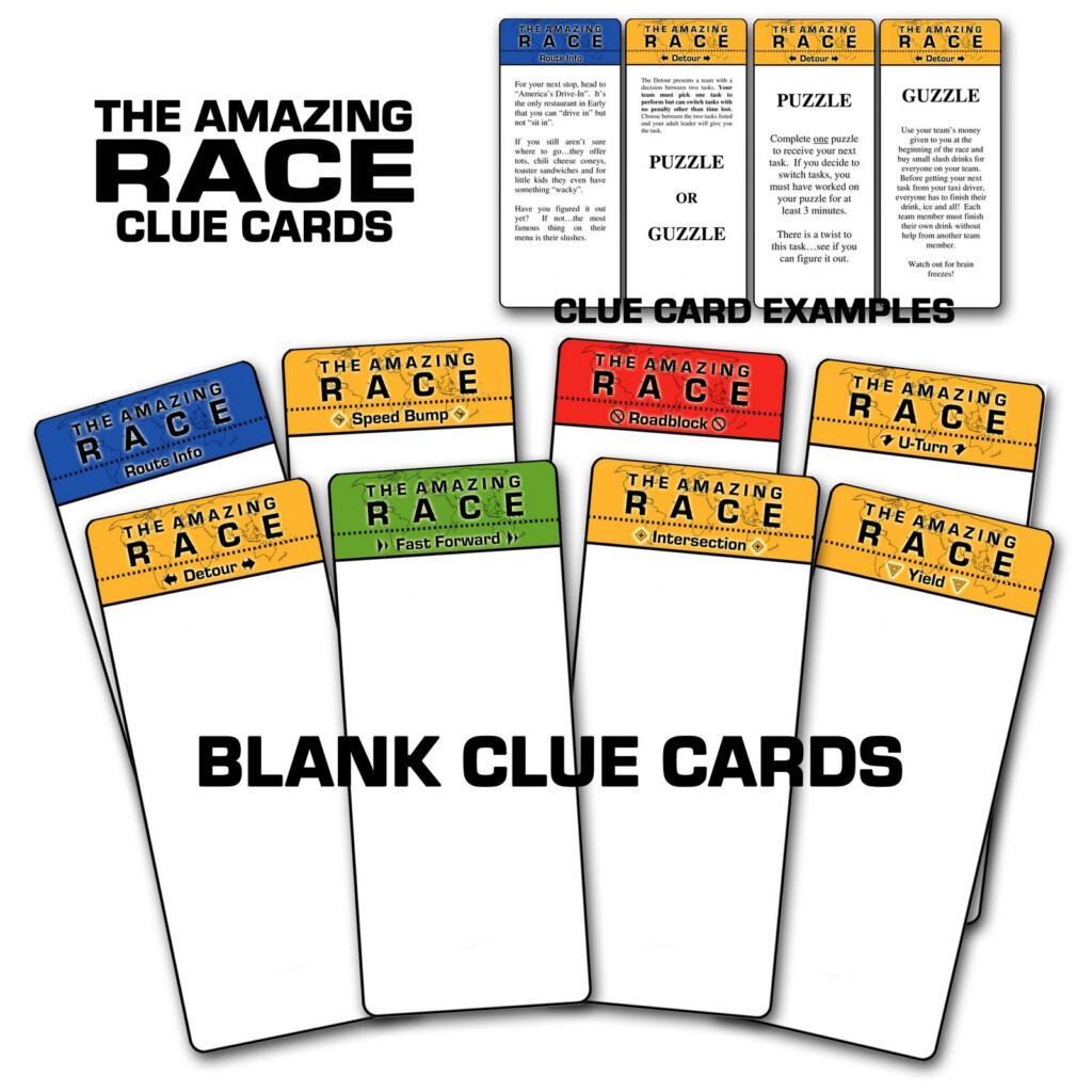 Amazing Race Party Printables Free Printable Templates