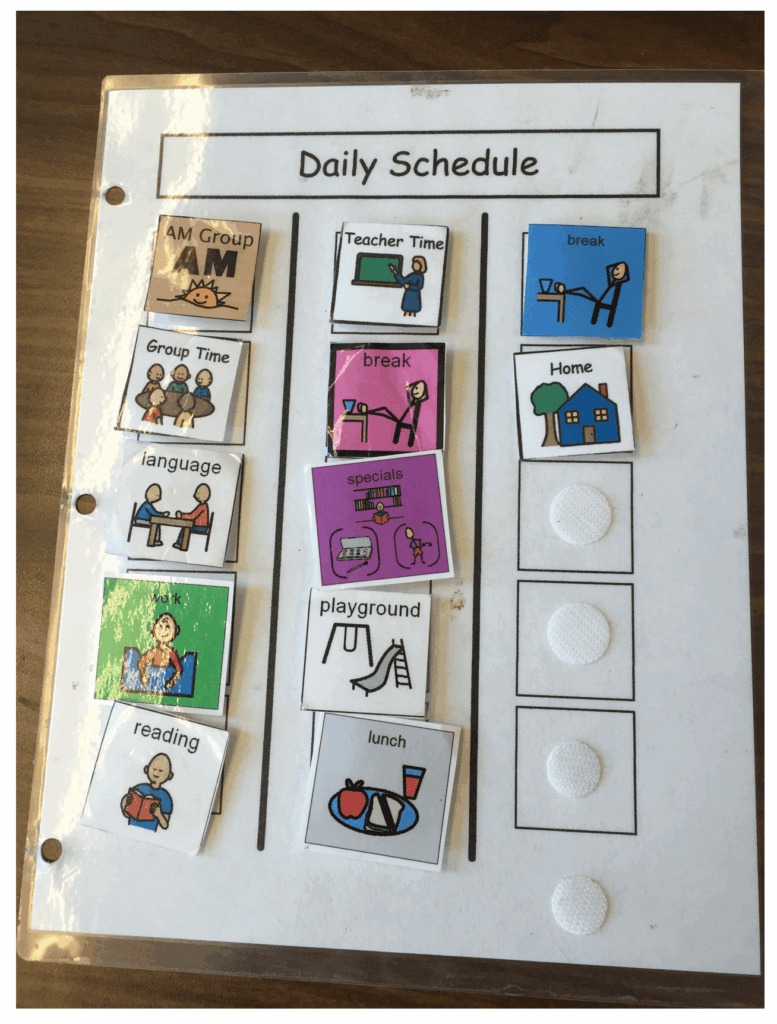 Autism Visual Schedule Printables Free Printable Sight Words List