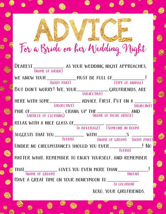Bachelorette Party Mad Libs Free Printables Printable Word Searches