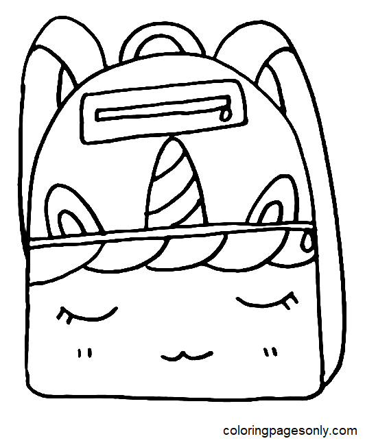 Backpack Coloring Pages Free Printable Backpacks For School Fun