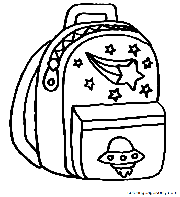 Backpack Coloring Pages Printable For Free Download