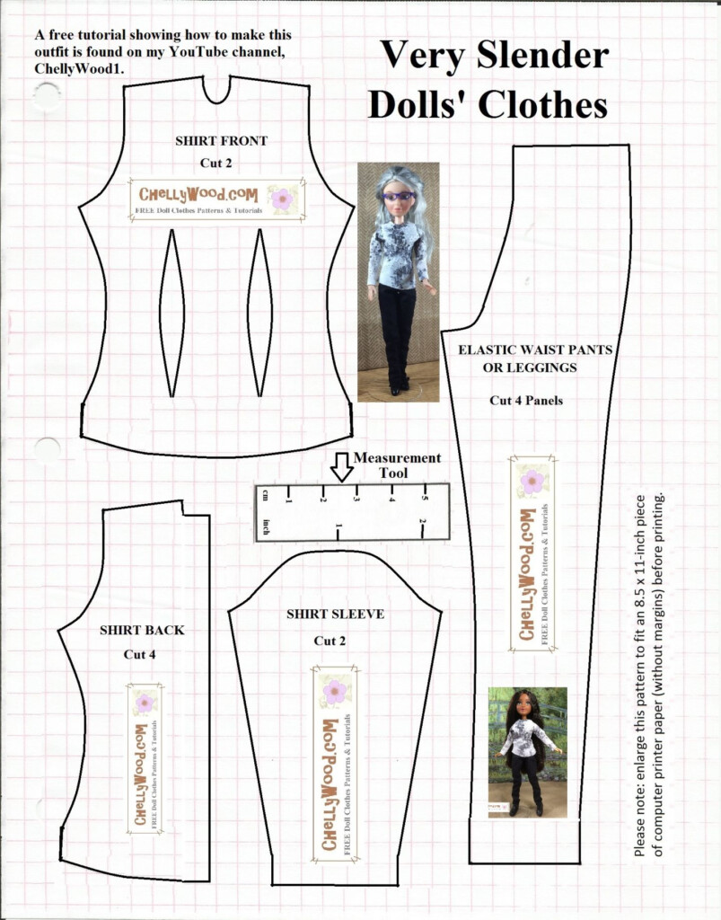 Barbie Doll Clothes Patterns Free Printable Printable Sight Words List