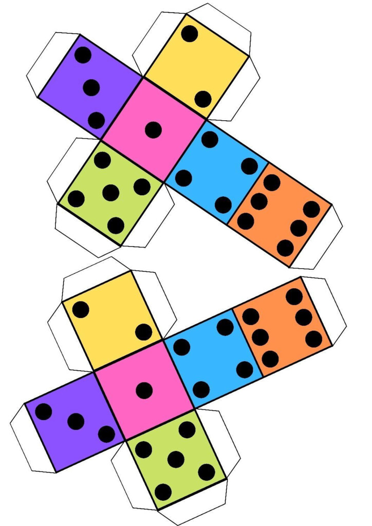 Best 12 Free Printable Dice Template PDF Blank And With Dots Artofit