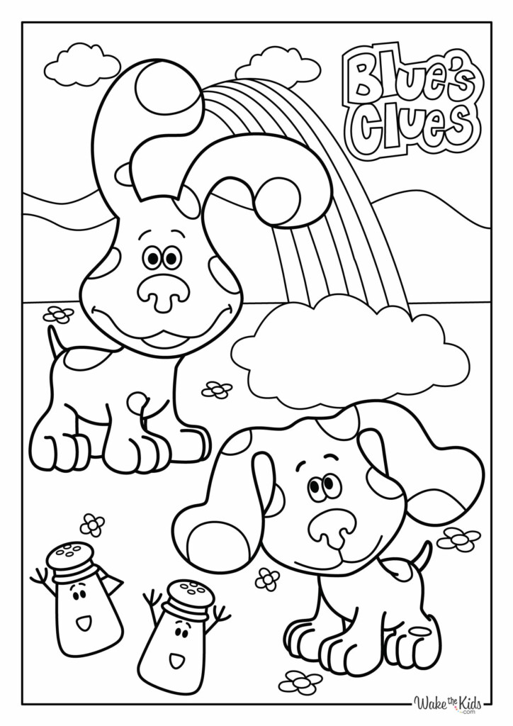 Blue 39 s Clues Coloring Pages Free Printable PDFs WakeTheKids