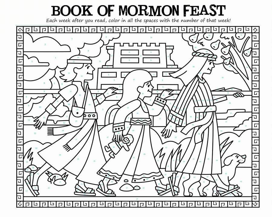 Book Of Mormon Coloring Pages Coloring Home