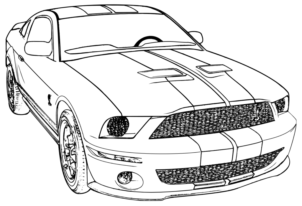 Car Coloring Pages Free Printable
