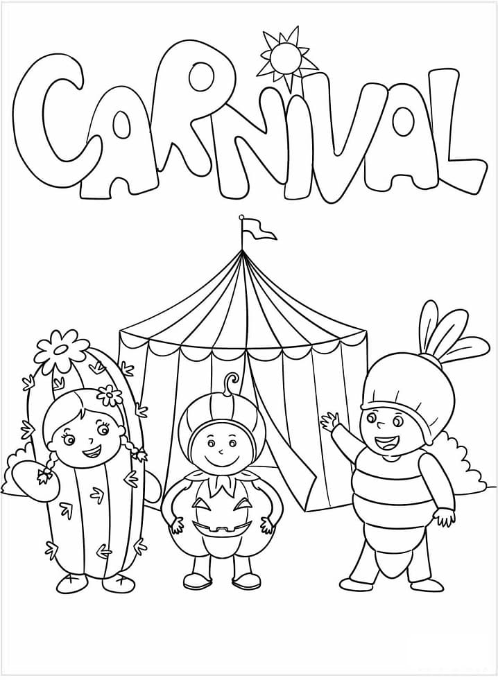 Carnival Coloring Pages Free Printable Coloring Pages For Kids