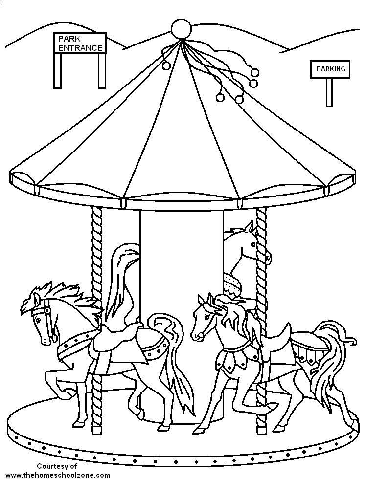 Carnival Free Printable Coloring Page Free Printable Coloring Pages