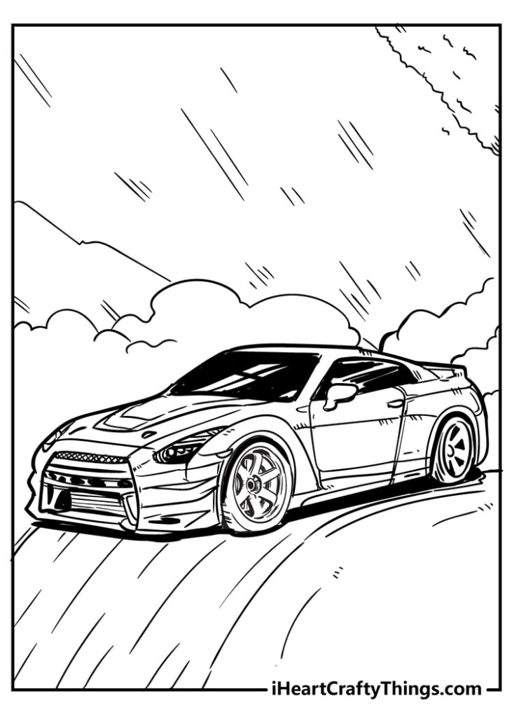 Cars Coloring Pages Printable Cool Car Free Coloring Pages