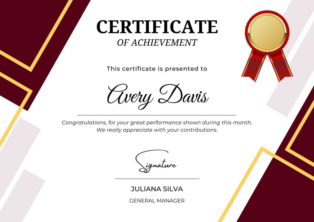 Certificates Template