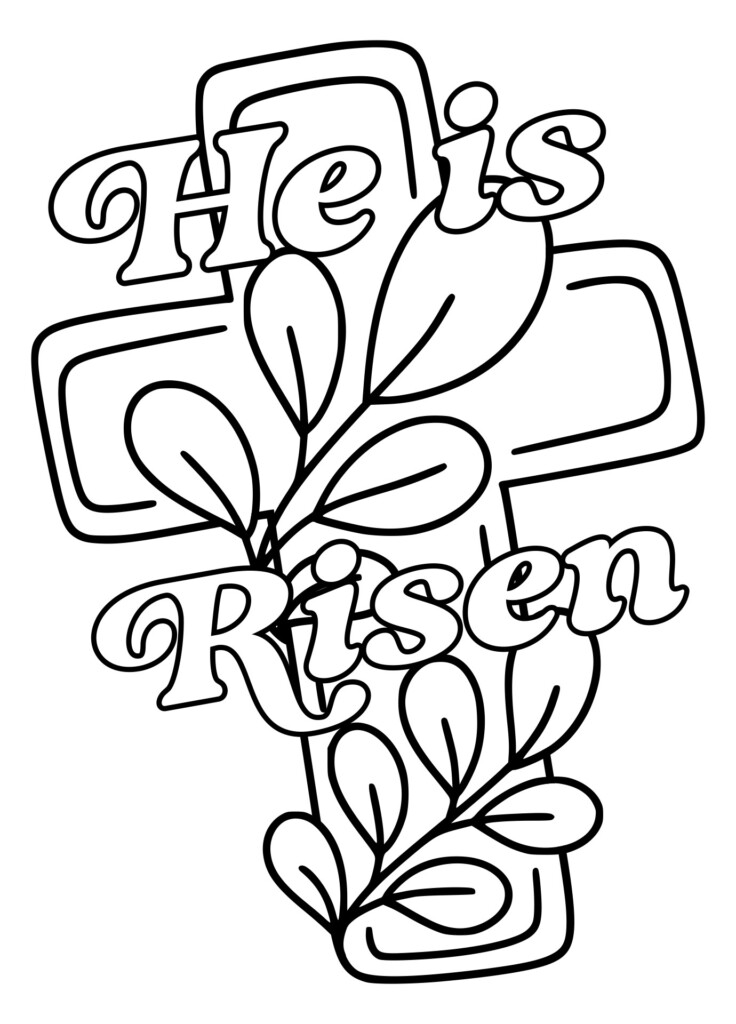 Christian Easter Coloring Pages 10 Free PDF Printables Printablee