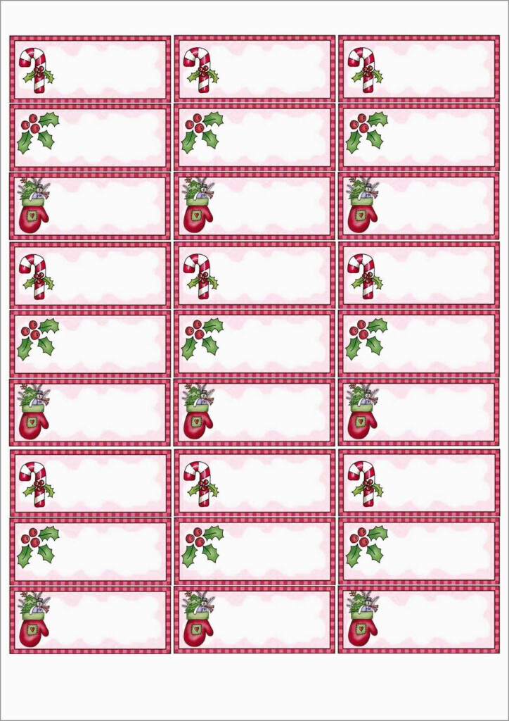Christmas Address Label Templates
