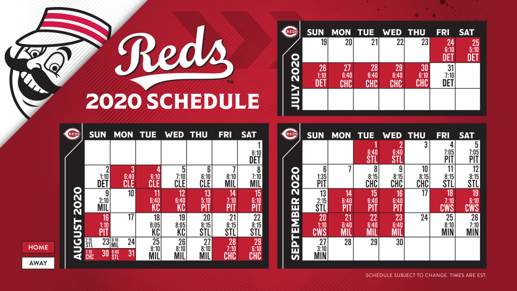 Cincinnati Reds 2025 Schedule Printable David Nankervis K 