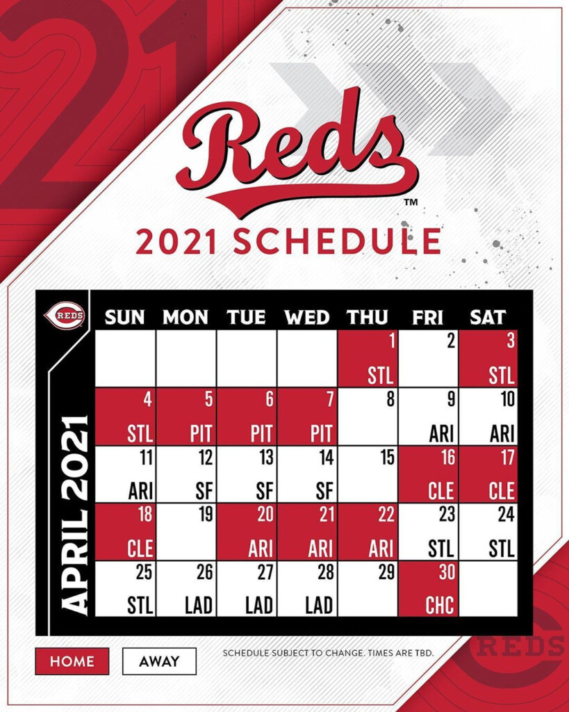 Cincinnati Reds Schedule 2025 Printable Free Archie Ridgeway A 