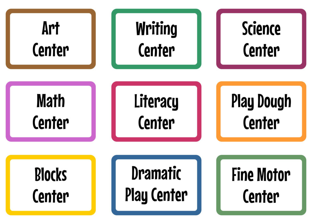 Classroom Labels 10 Free PDF Printables Printablee