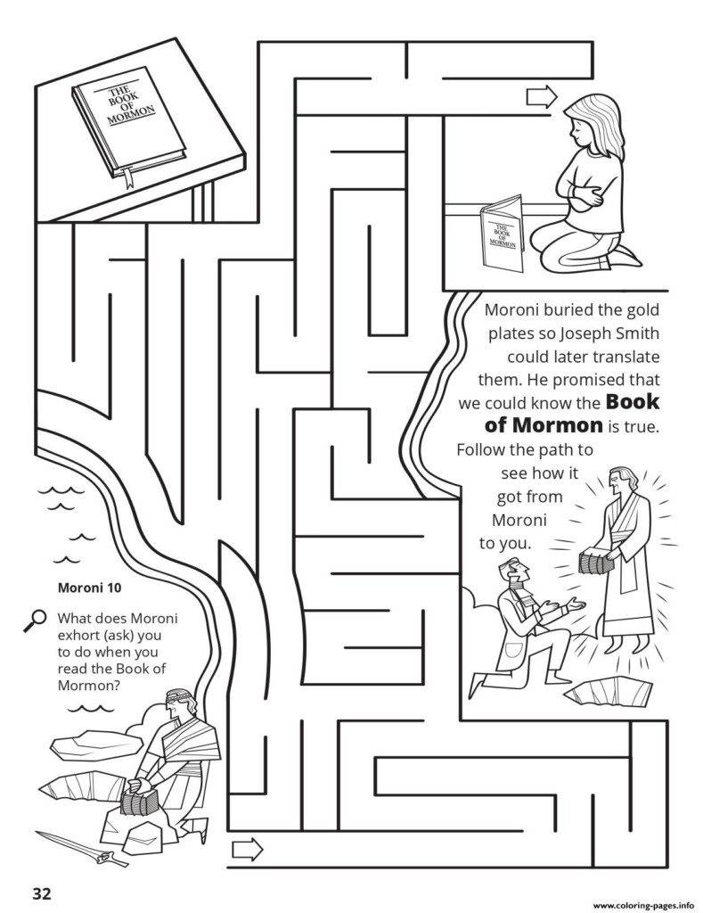 Collection Of Book Of Mormon Coloring Pages Free Printable