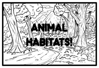 Coloring Pages Of Different Habitats For Animals