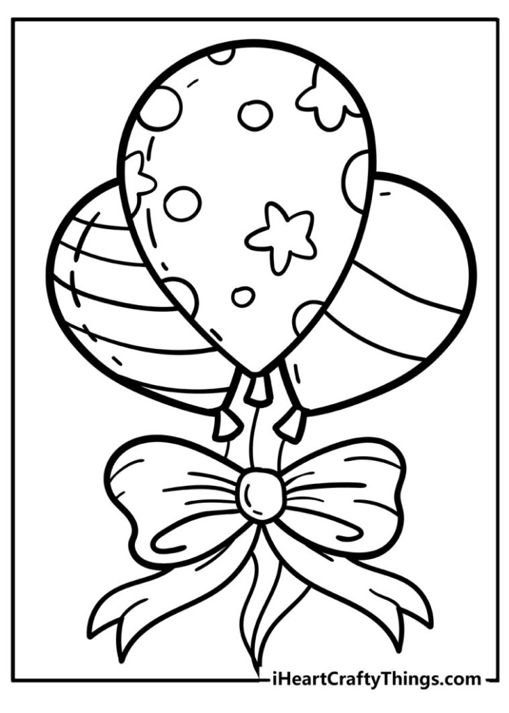 Coloring Pages Printable Balloons