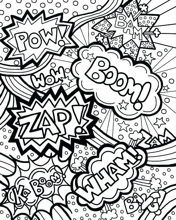 Comic Strip Coloring Pages At GetColorings Free Printable 